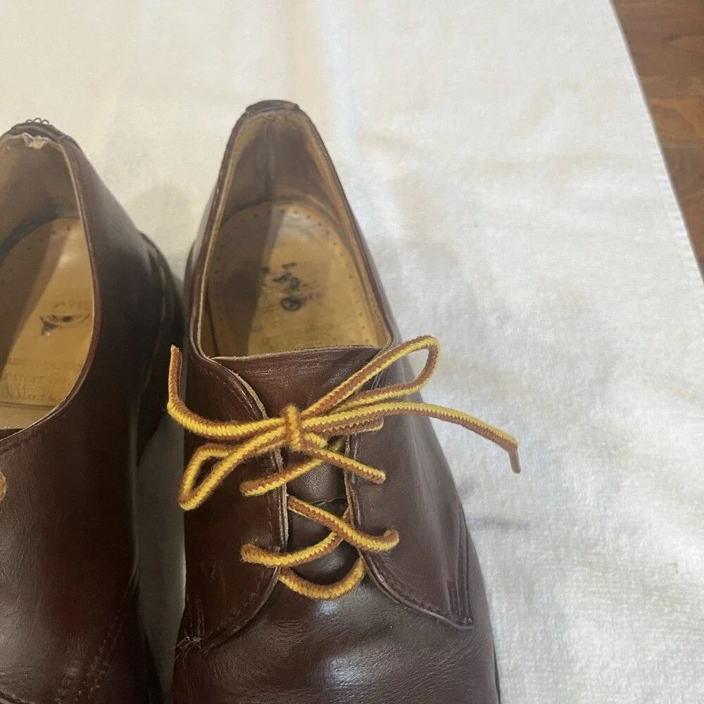 Vtg‎ Dr Martens 1461 Oxblood Smooth Leather 3 Eyes Shoe Air Wair 11
